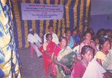 Training of SHG groups of  Orissa, for Capacity Building  for Micro-credit at Deoghar in September 2006